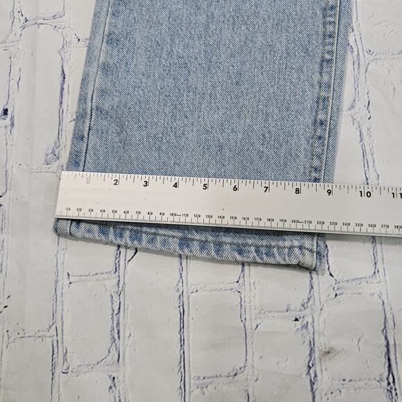 LEE Made USA VINTAGE Cotton Jeans Straight Leg Light Wash E156-030 MENS 38X34 - Picture 3 of 11